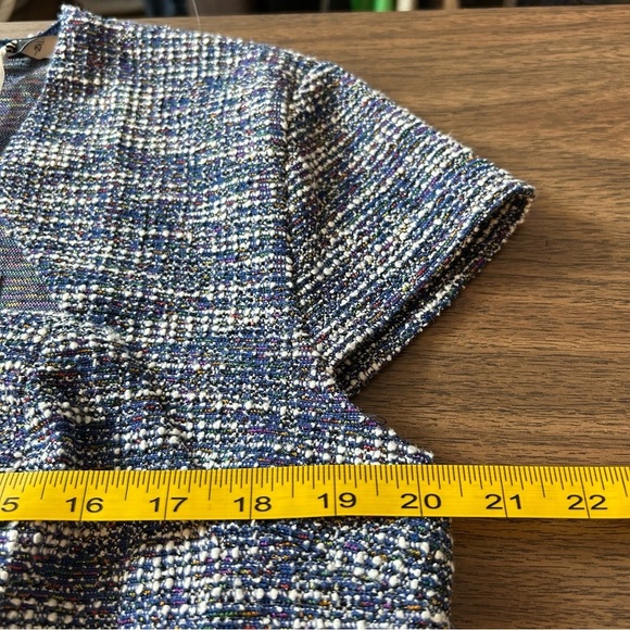 Grace Karin Womens Blue/White Tweed Knee-Length Semi Formal Casual Dress XXL - Picture 7 of 12